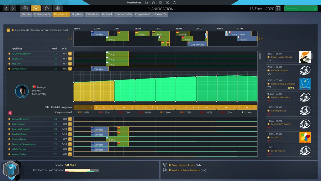 Análisis: Pro Cycling Manager 2020 • Consola y Tablero