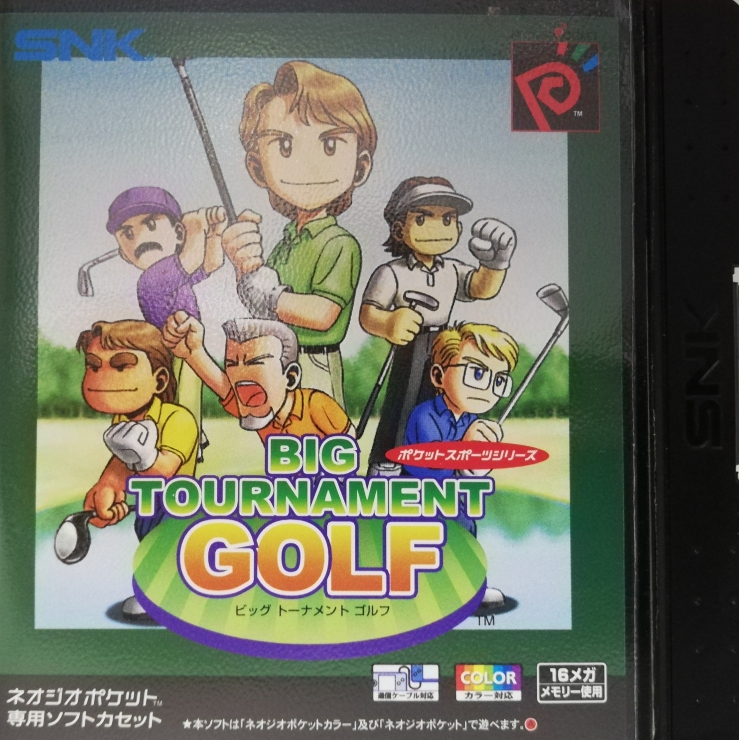Boîte Neo Turf Masters Pour Neo Geo MVS - 100% Originale (Noir)
