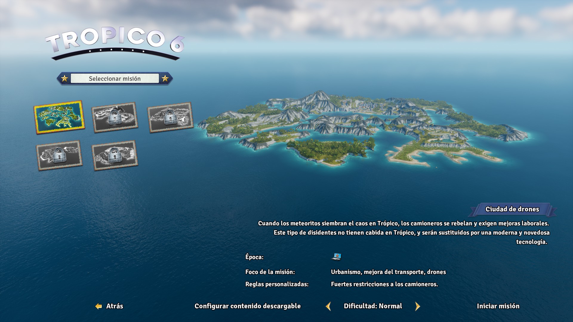 Tropico 6 caribbean skies прохождение